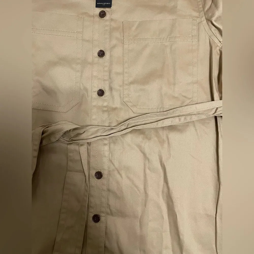 Banana Republic Mini Khaki Shirtdress - Picture 4 of 6